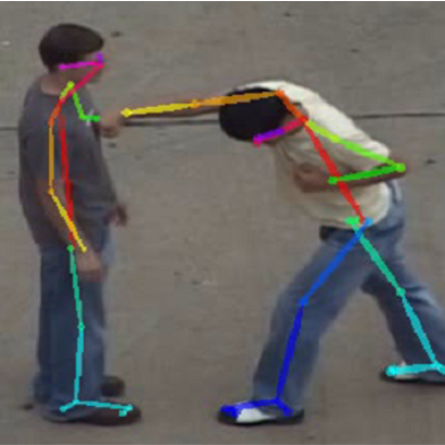 A Two-Stream Recurrent Network for Skeleton-Based Human Interaction Recognition