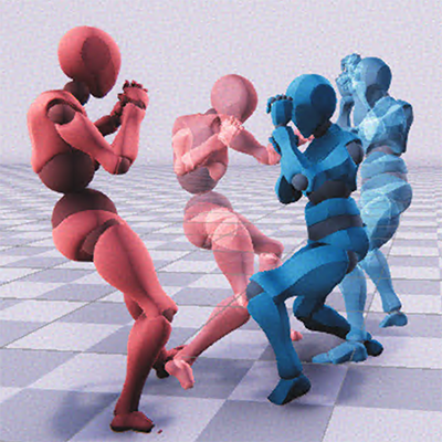 Motion In-Betweening for Densely Interacting Characters